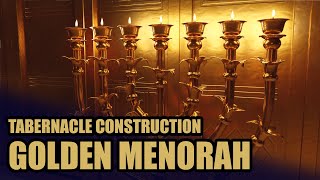 Golden Menorah 3D Animation [upl. by Solakcin]