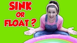 Sink or Float for Kids and More Preschool Songs Learning and Movement  Science Experiment for Kids [upl. by Nicolle]