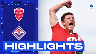 MonzaFiorentina 32  Monza claim massive comeback win Goals amp Highlights  Serie A 202223 [upl. by Husein825]