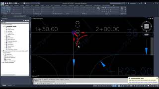 Using the Intersection Design Tool in Civil 3D [upl. by Nnod450]