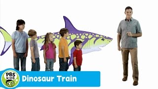 DINOSAUR TRAIN  Dinosaur Discoveries Sharks  PBS KIDS [upl. by Ardnot]