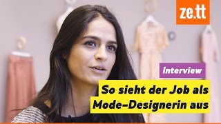 Interview So sieht der Job als ModeDesignerin aus  Auf Arbeit [upl. by Cherianne]