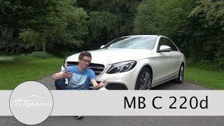 MercedesBenz C 220d Limousine im Test  Fahrbericht  Review  Autophorie [upl. by Aihsel]