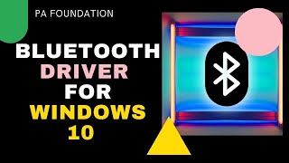 How to Download amp Install Bluetooth Driver for Windows 10  UPDATED 2020  PA Foundation [upl. by Rosemarie359]