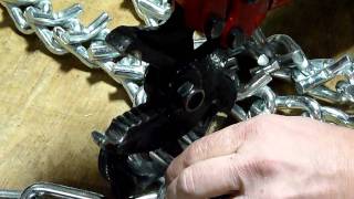 TireChaincomLarge Tire Chain Repair Plier Opening hooks [upl. by Arvie791]