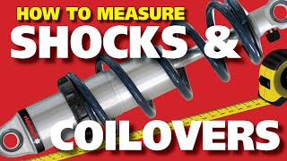 Measuring Shock Absorber and Coilover Length [upl. by Tilden945]