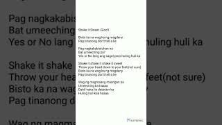 Gloc 9  Shake It Sweet Bisto Ka Na Wag Ka Nang MagDeny [upl. by Eehc]