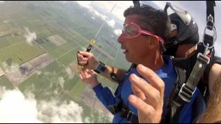 Man freaks out on Tandem Skydive [upl. by Sisi649]