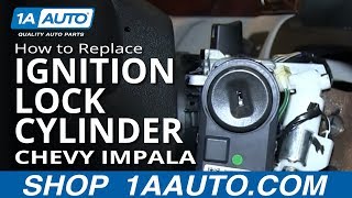 How to Replace Ignition Lock Cylinder 0613 Chevy Impala [upl. by Bevin]