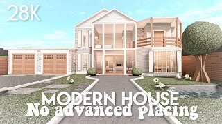 28k No advanced placing modern house  Bloxburg build [upl. by Zetana]