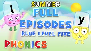 SummerLearning Alphablocks  Blue Level Five  FULL EPISODES 1012  Learn to Read  HomeSchooling [upl. by Karla]