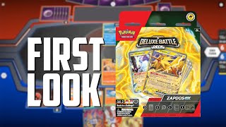 FIRST LOOK Zapdos ex Deluxe Battle Deck Deck List  Matches Is it worth buying  Pokemon TCG [upl. by Nil]