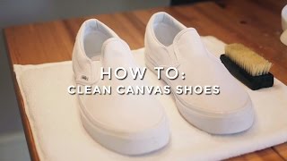 How To Clean Canvas Shoes [upl. by Ssyla]