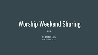 ARCHIVE LSBC English Service  Sermon  20 October 2024 [upl. by Clarey]