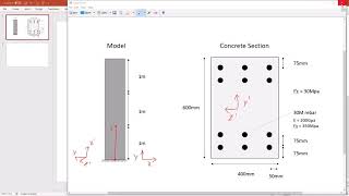 Learning OpenSees  Fiber Sections Reinforced Concrete Beam Example  Long Version [upl. by Ytteb]