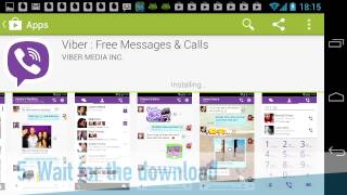 How to install Viber for Android [upl. by Llevart379]