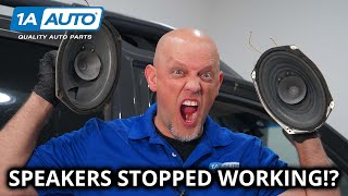 Speaker Sounds Awful or Not Working at All Diagnose Speakers in Your Car or Truck [upl. by Anirres14]