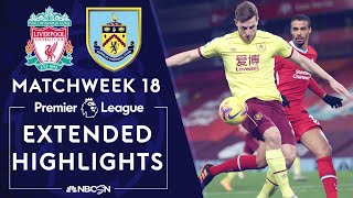 Liverpool v Burnley  PREMIER LEAGUE HIGHLIGHTS  1212021  NBC Sports [upl. by Anujra]