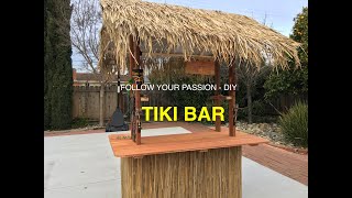 DIY How to build a Tiki Bar at home in a weekend [upl. by Simons]