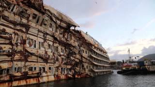 Costa Concordia as it looks today January 2014 [upl. by Zobe]