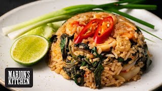 Spicy Thai Chilli amp Basil Fried Rice  Marions Kitchen [upl. by Pampuch357]