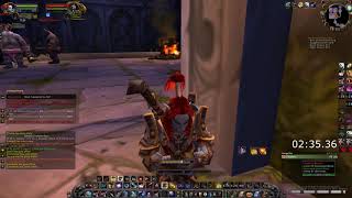 Classic WoW  Hunter solo Dire Maul Tribute 633 [upl. by Ennayhs]