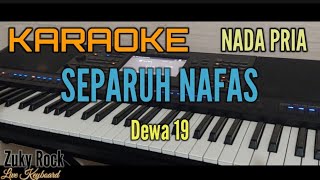 Karaoke SEPARUH NAFAS Dewa19 [upl. by Neenahs]