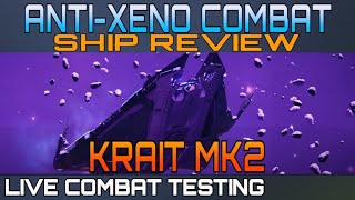 Krait MK2  AntiXeno Ship Review  Elite Dangerous [upl. by Elbertine]