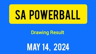 Sa Powerball Results Tuesday 14 May 2024  Powerball Plus Result [upl. by Hgielra]