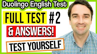 FULL Duolingo English Test amp ANSWERS 2  Duolingo English Test Practice [upl. by Vi781]