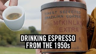 Drinking Espresso from the 1950s [upl. by Vanden610]