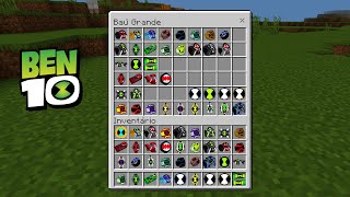 NOVOS OMNITRIX ADDON DO BEN 10 OMNIVERSE V205 NO MINECRAFT [upl. by Ynobe]