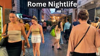 Best Nightlife of Rome Italy Trastevere [upl. by Peters]