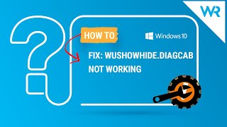 FIX Wushowhidediagcab not working [upl. by Symons426]