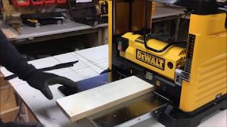 dewalt dw733 Thickness Planer [upl. by Notxed]