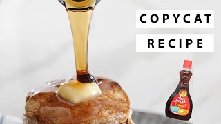 Simple Homemade Pancake Syrup Recipe  Made with Brown Sugar [upl. by Thin]