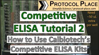 Competitive ELISA Tutorial 2 How to Use Calbiotechs Competitive ELISA Kits [upl. by Anitsahs9]