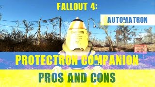 Fallout 4 Robot Companion Pros and Cons The Protectron [upl. by Etteinotna130]