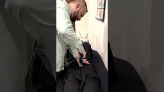 Tailbone adjustment by Dr Zaid Agha chiropractic adjustment chiropractor [upl. by Yarg]