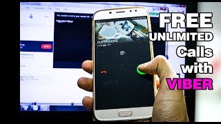 Free Unlimited Calls from Viber on Pc to Viber on Phone  Free Phone call App using Wifi [upl. by Ligriv]