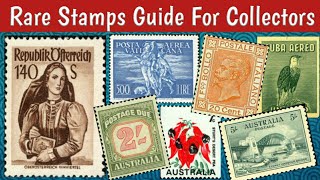 Rare Valuable Stamps Review  Austria To Australia  Philatelic Guide For Collectors [upl. by Pol216]