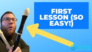 How To Play Alto Recorder EASY First Lesson [upl. by Buna]