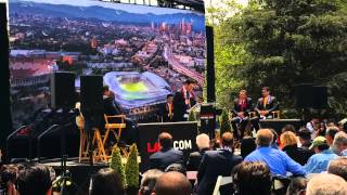 Nomar Garciaparra at LAFC Stadium Announcement [upl. by Stila]