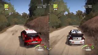 WRC 7  Split Screen PS4 Gameplay [upl. by Cassella]