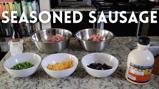 How To Make Seasoned Sausage from Whole Pork Butt Boston Butt [upl. by Suiddaht]