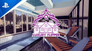 House Flipper Luxury DLC Trailer  PlayStation [upl. by Elbon]