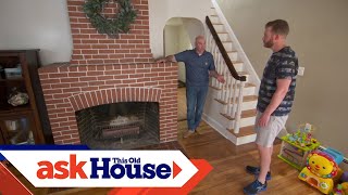 How to Repair a Damaged Fireplace Brick  Ask This Old House [upl. by Eiser]