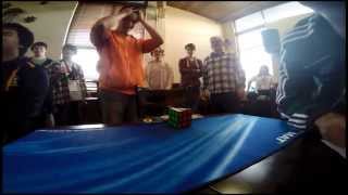 Rubiks cube onehanded world record 688 seconds [upl. by Noit]