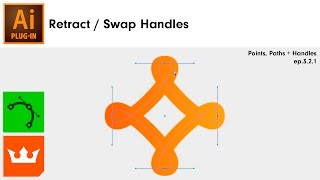 Retract  Swap Handles in Illustrator  VectorScribe [upl. by Enilecram489]