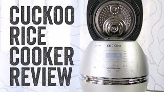 CUCKOO RICE COOKER PRODUCT REVIEW  DHSR0609F  Chef Julie Yoon [upl. by Silsbye]